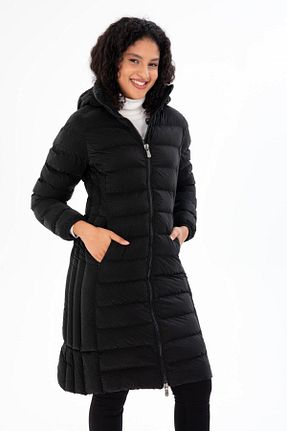کاپشن مشکی زنانه اسلیم فیت G-FOX - کد 765917222