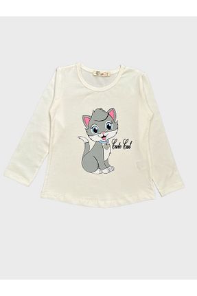 بادی سفید بچه گانه یقه دوچرخه Fil Kids - کد 830134437