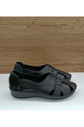 صندل مشکی زنانه پاشنه تخت Venüs - کد 830302608