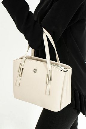 کیف دوشی بژ زنانه چرم مصنوعی Just Polo - کد 830233652
