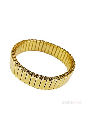 دستبند استیل (فولاد) طلائی زنانه استیل (فولاد) Markasepeti - کد 830378597