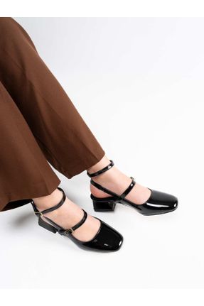 کفش پاشنه بلند کلاسیک مشکی زنانه پاشنه ساده پاشنه کوتاه ( 4 - 1 cm ) کد 817054527