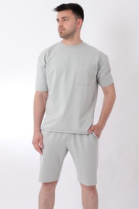 ست کرمکن اسپرت طوسی مردانه پنبه ای ByTrend - کد 829784192