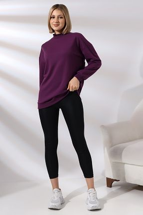 سوئیشرت بنفش زنانه ساده Ladies - کد 781507783