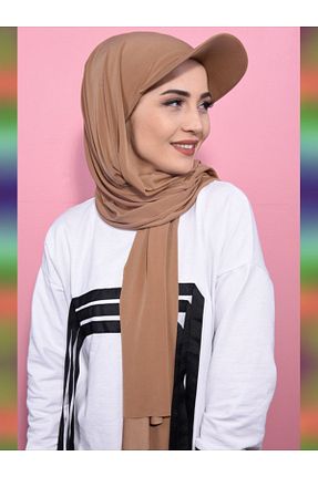 شال نارنجی زنانه پنبه ای Kadınbona - کد 364555427