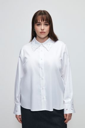 پیراهن سفید زنانه Fitted کد 773174988