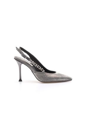 کفش مجلسی طلائی زنانه پاشنه متوسط ( 5 - 9 cm ) پاشنه نازک کد 821202899