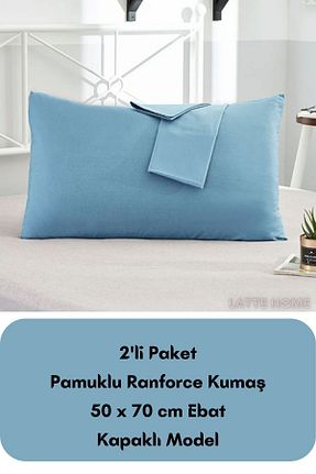 روکش بالش آبی LATTE TEKSTİL - کد 829782990