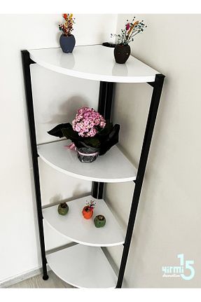 قفسه کتاب سفید 140 سانتی متر Yirmi15 - کد 829906856