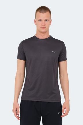 تی شرت طوسی مردانه رگولار پلی استر کد 830139443