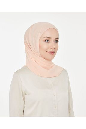 شال بژ زنانه شیفون Melodi Scarf - کد 830232258