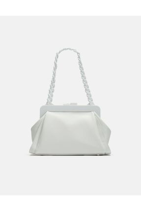 کیف دوشی سفید زنانه چرم مصنوعی کد 830261436