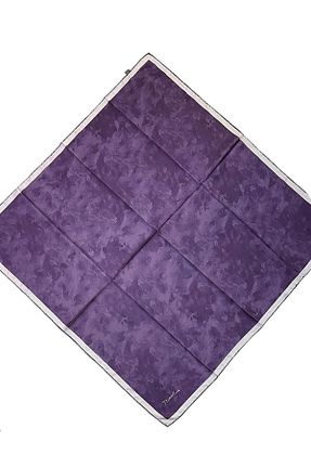 روسری بنفش پلی استر PİRAMİT - کد 830284466