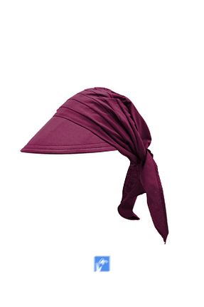 کلاه زرشکی زنانه پنبه ای Kardelen Butik Denizli - کد 830286312