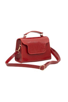 کیف دستی قرمز زنانه سایز کوچک چرم مصنوعی کد 818173912