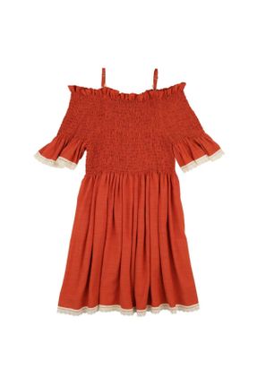لباس نارنجی زنانه بافتنی کد 118025161