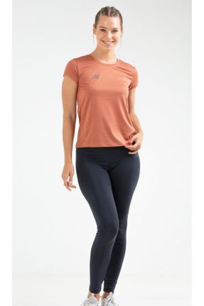 تی شرت نارنجی زنانه تنگ / اسلیم پلی استر کد 118914242