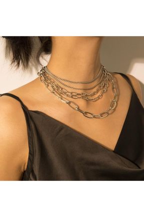 گردنبند جواهر طلائی زنانه کد 119235992