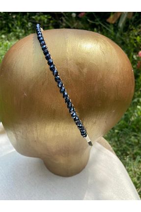 تاج سرمه ای زنانه Pearly Handmade - کد 119387521