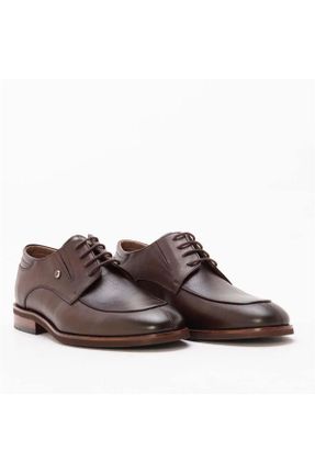 کفش کلاسیک قهوه ای مردانه پاشنه کوتاه ( 4 - 1 cm ) کد 501371175