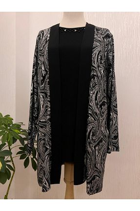 بلوز مشکی زنانه چاپی DENİZLİFE - کد 829181992
