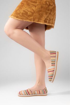 کفش اسپادریل رنگی زنانه چرم مصنوعی faaf - کد 809793168