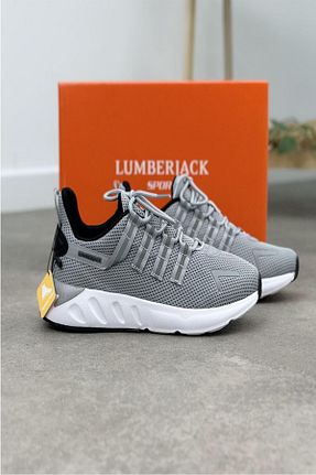 کفش اسنیکر طوسی زنانه بند دار Lumberjack - کد 829535594