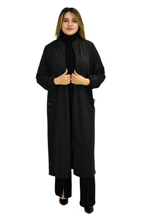 کلاه و ابایا خاکی زنانه مخلوط ویسکون Nazal - کد 785906366