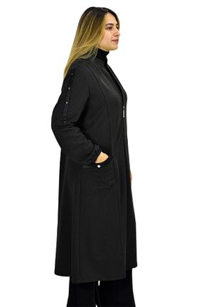 کلاه و ابایا خاکی زنانه مخلوط ویسکون Nazal - کد 785906366