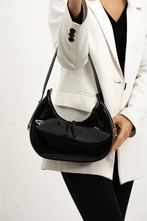 کیف دوشی مشکی زنانه چرم مصنوعی HC BAG - کد 818853956
