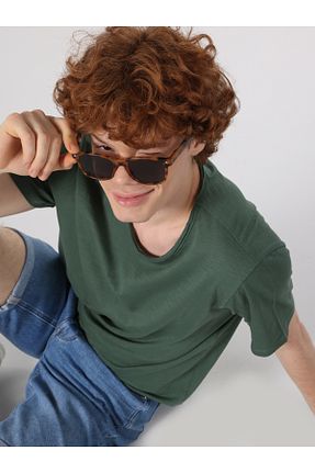 تیشرت قهوه ای مردانه رگولار Colin’s - کد 743029020