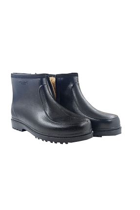 چکمه مشکی مردانه چرم مصنوعی fafatara - کد 800901565