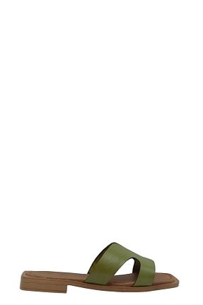 دمپائی خاکی زنانه پاشنه تخت Moulin Shoes - کد 317801404