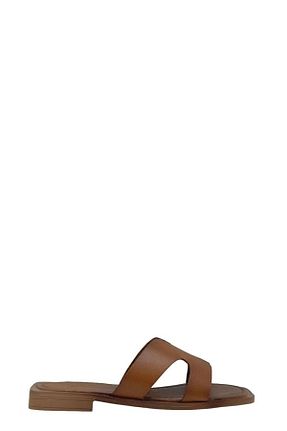دمپائی قهوه ای زنانه پاشنه تخت Moulin Shoes - کد 218642802