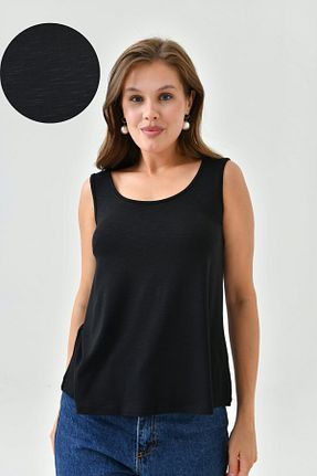 تیشرت مشکی زنانه Relaxed ubmbutik - کد 830460716