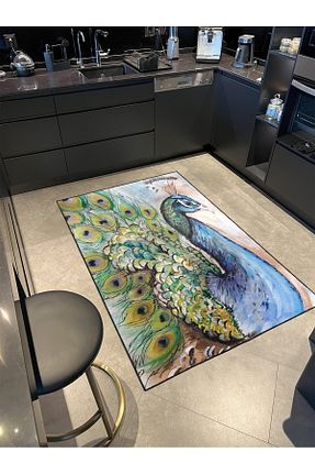 فرش رنگی قابل شستشو Rugs Modern Halı - کد 830436368
