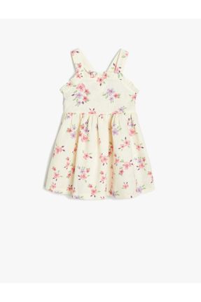 لباس نباتی بچه گانه بافتنی طرح گلدار رگولار کد 819620123