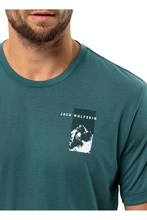 تیشرت سبز مردانه رگولار Jack Wolfskin - کد 830456402