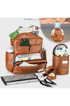 کیف مراقبت از کودک قهوه ای Elele - کد 830589698