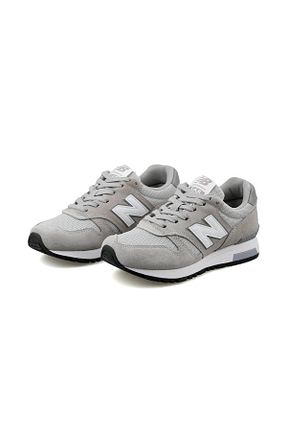کفش پیاده روی طوسی زنانه پارچه ای New Balance - کد 830822964