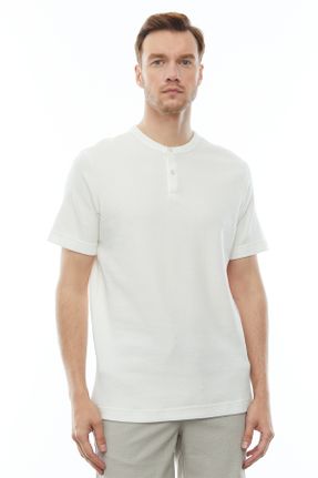 تی شرت سفید مردانه اورسایز تکی طراحی کد 830838785