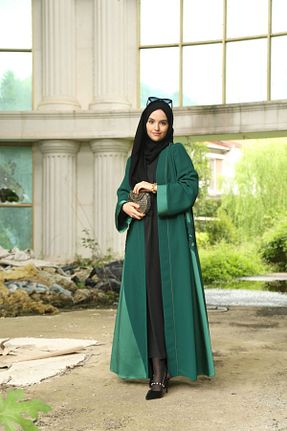 کلاه و ابایا رنگی زنانه جین Ferraceci - کد 830961871