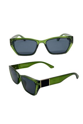 عینک آفتابی سبز زنانه 55 UV400 ترکیبی مات گربه ای کد 830958719