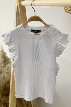 بلوز سفید بچه گانه ساده Cuties - کد 383030324