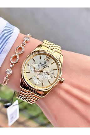 ساعت مچی طلائی زنانه 36-40 میلی متر Daniel Klein - کد 132806708
