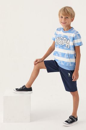 ست لباس راحتی سرمه ای بچه گانه ساده U.S. Polo Assn. - کد 824100808