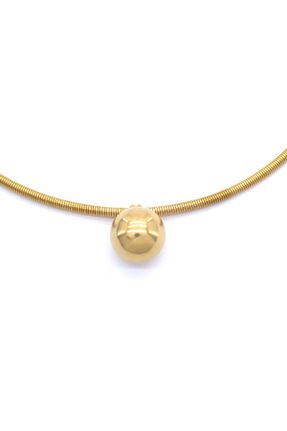 گردنبند جواهر طلائی زنانه روکش طلا کد 299436697