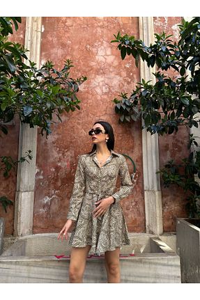 لباس خاکی زنانه بافت BANG SHOPPING - کد 728829753