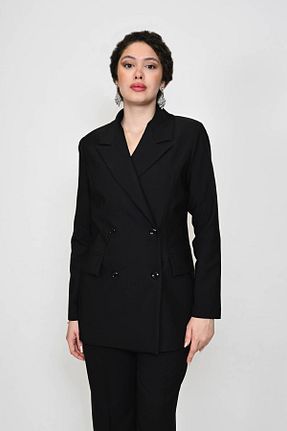 ست بالاتنه و پائین تنه مشکی زنانه بافتنی DEFİLE LUX - کد 796076579