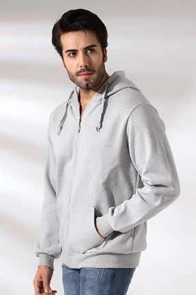 سوئیشرت طوسی مردانه ساده Endies - کد 782150490